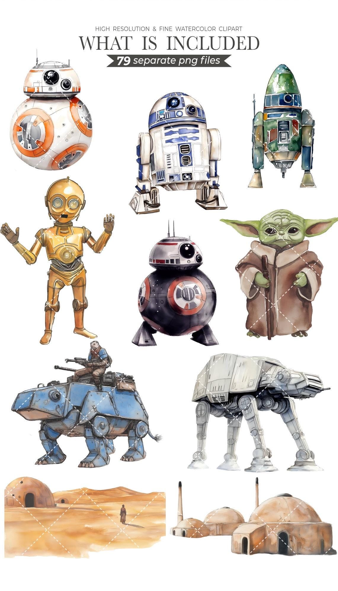 Space Wars Clipart Set - 300 DPI, High-Resolution, Transparent Background, Digital Download Perfect for DIY Gifts & Crafts