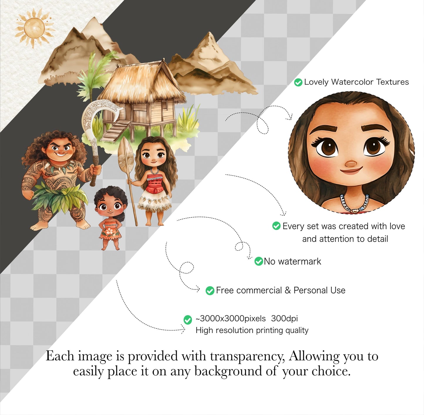 Princess PNG Clipart Bundle Cricut Printable Princess Party Decorations Nursery Clipart Cute Animals Birthday Invitation Art