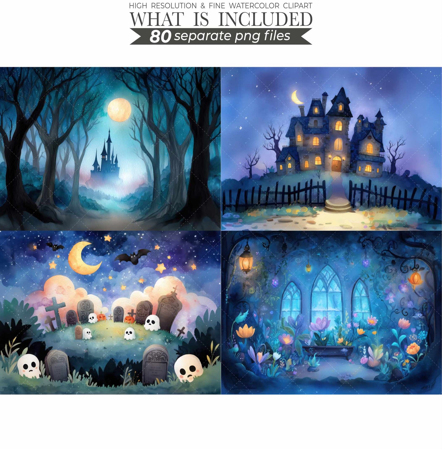 Cute Addams Family Clipart, Wednesday Clipart, Goth Clipart, Commercial Use