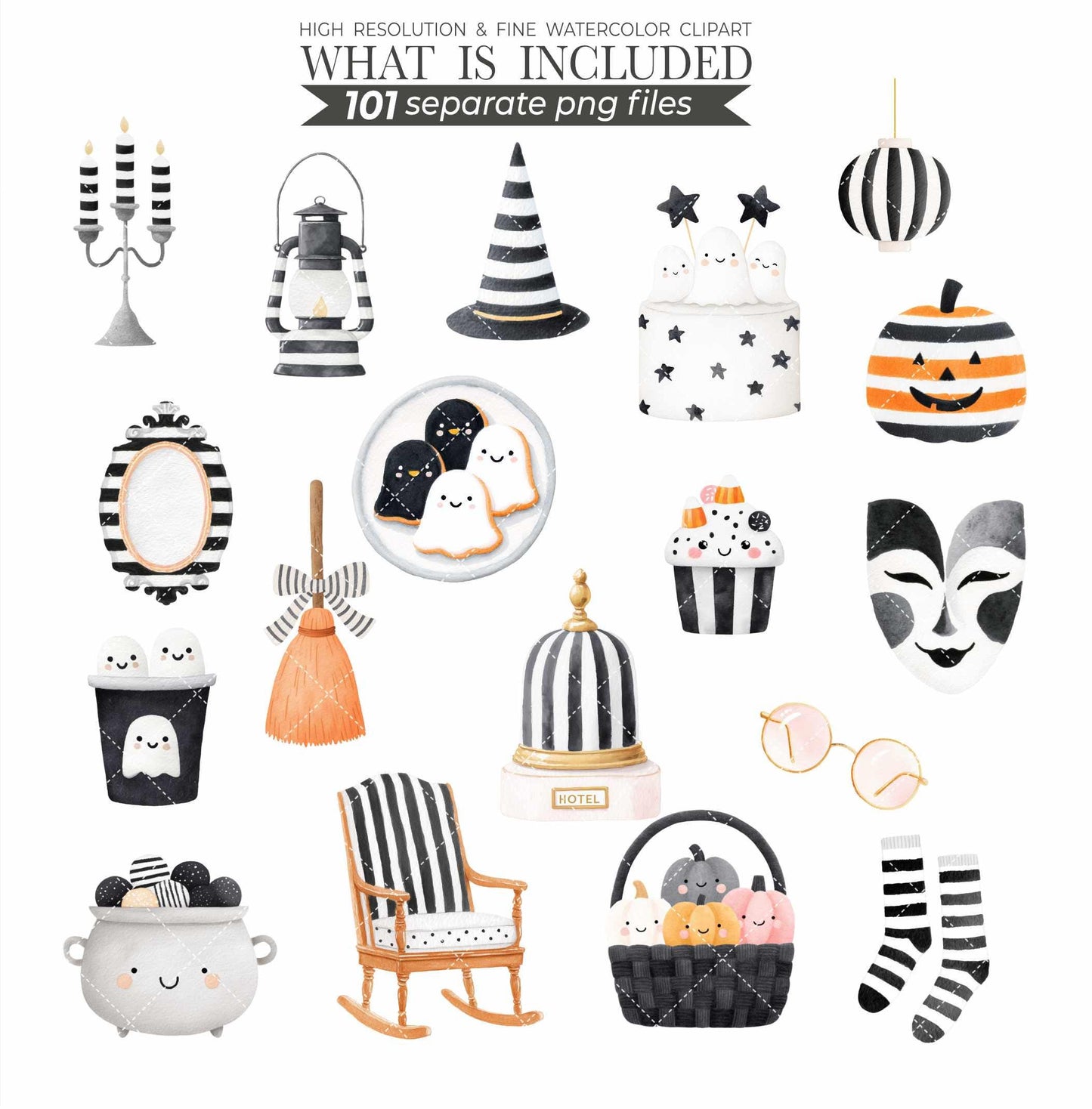 Watercolor Halloween Goose Clipart Set, Cute Spooky Geese PNG, Halloween Animals Clipart, Silly Goose Clipart, Whimsical Baby Shower Digital