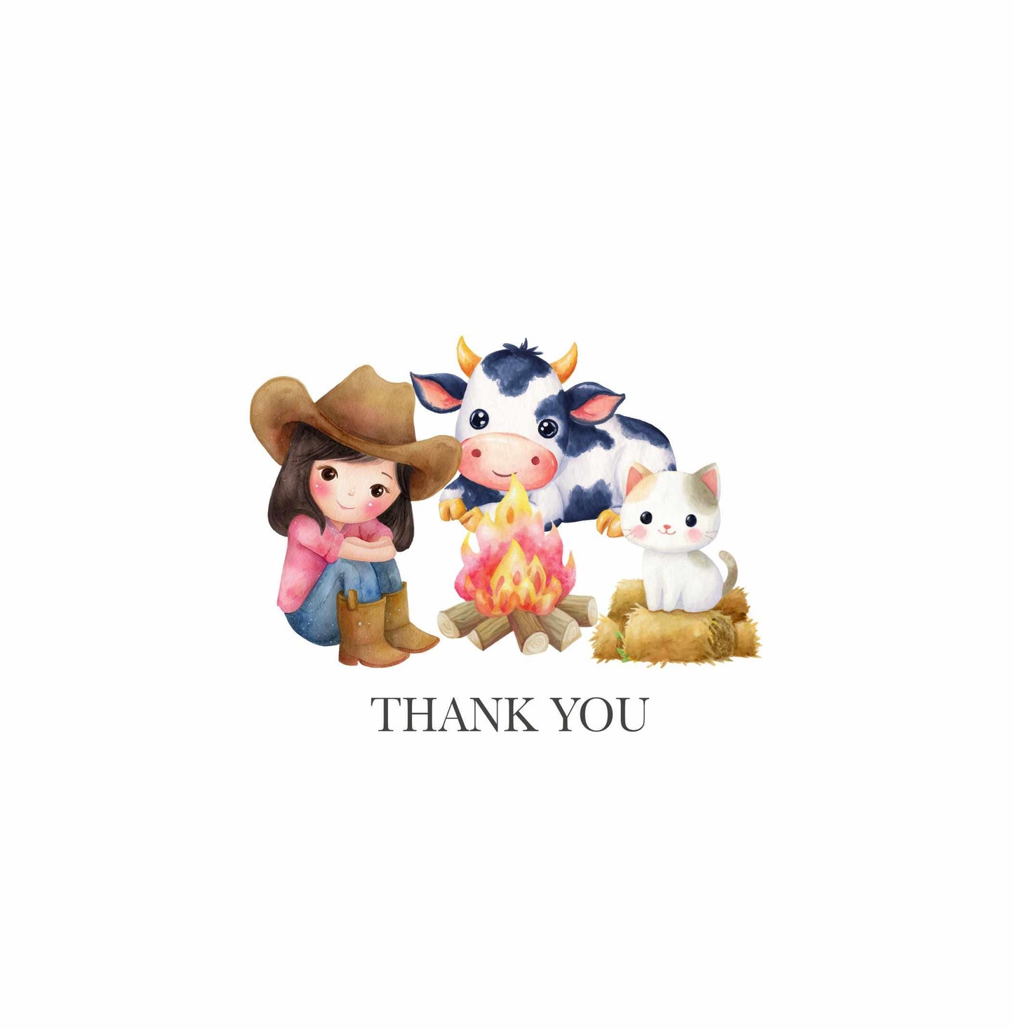 Watercolor Cowgirl Clipart Bundle: 130 PNG Designs (Digital Download)