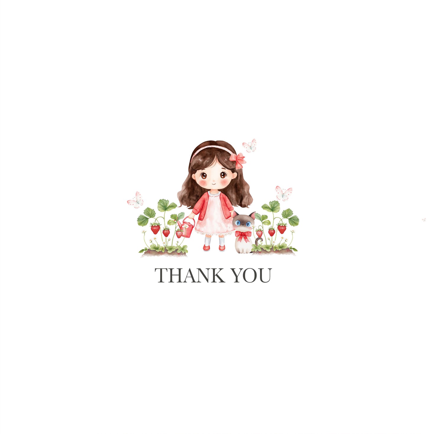 Watercolor Strawberry Clipart, Summer Clipart, Springtime Clipart, Cottage, Daisies, Junkjournal, Digital Stickers, Scrabooking, Commercial