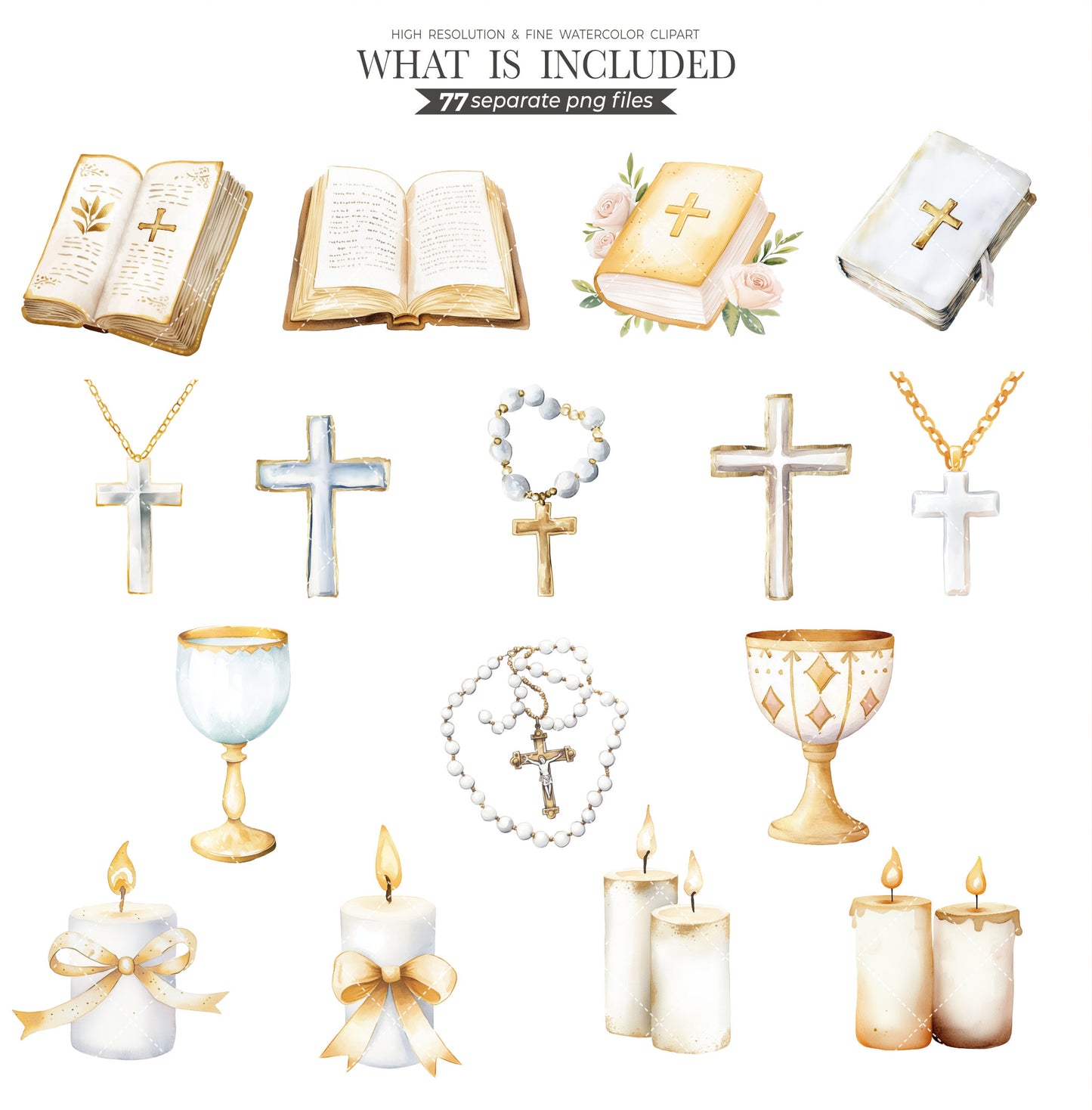 Holy Communion Elements and Praying Boys & Girls 77 PNG Clipart - Graphics on Transparent Background