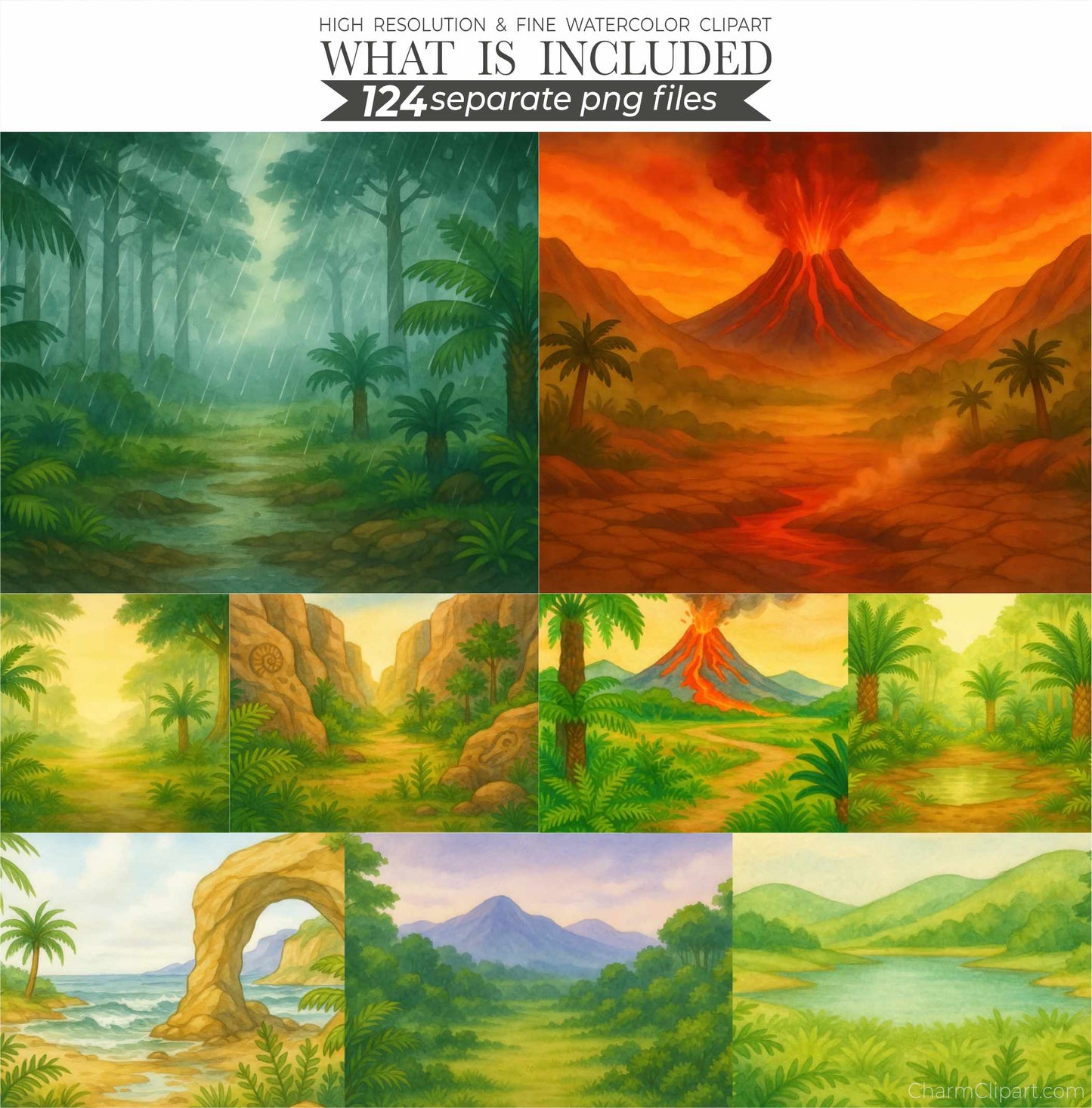 Watercolor Dinosaur Clipart, Dinosaur clipart, Nursery Clipart, PNG, Dinosaur birthday party Decor, Dinosaur stickers, Dinosaur baby shower