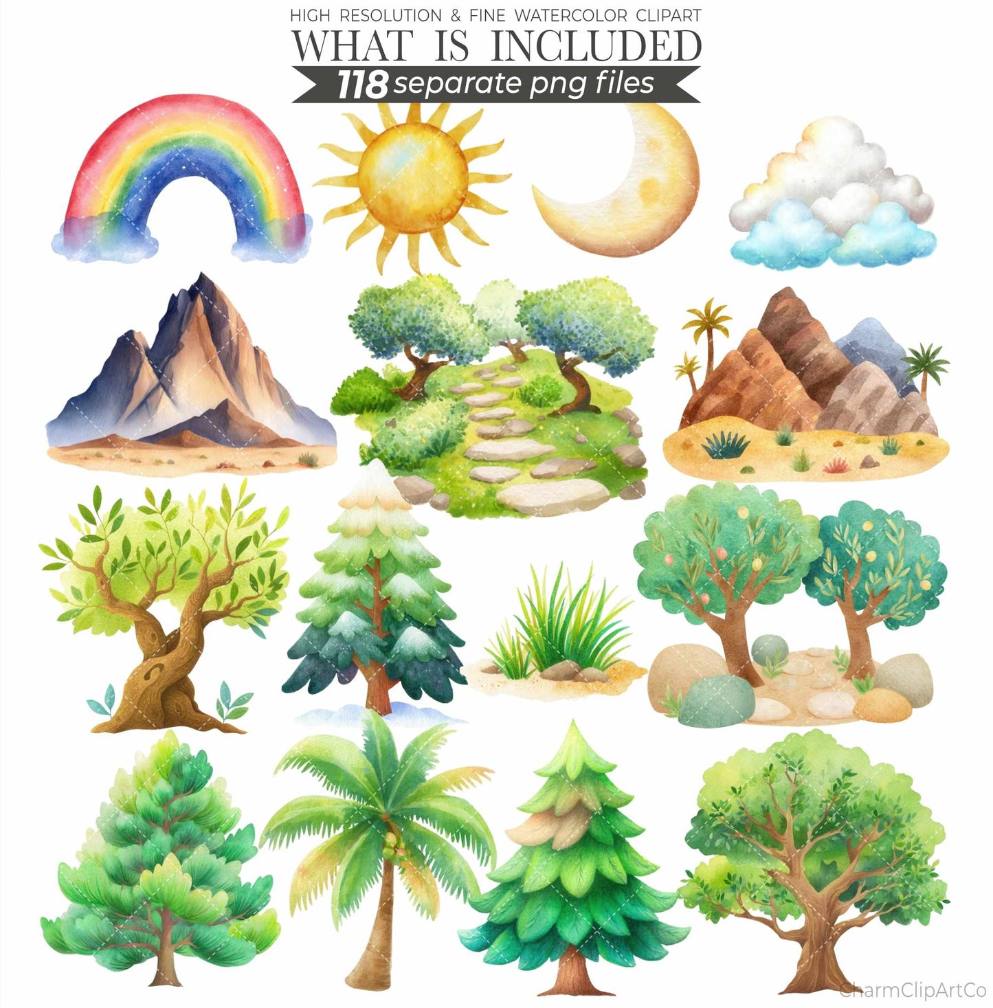 Saints Clipart Bundle – Catholic Christian Religious PNG | Watercolor Saints, Angels, Crosses, Church Digital Download