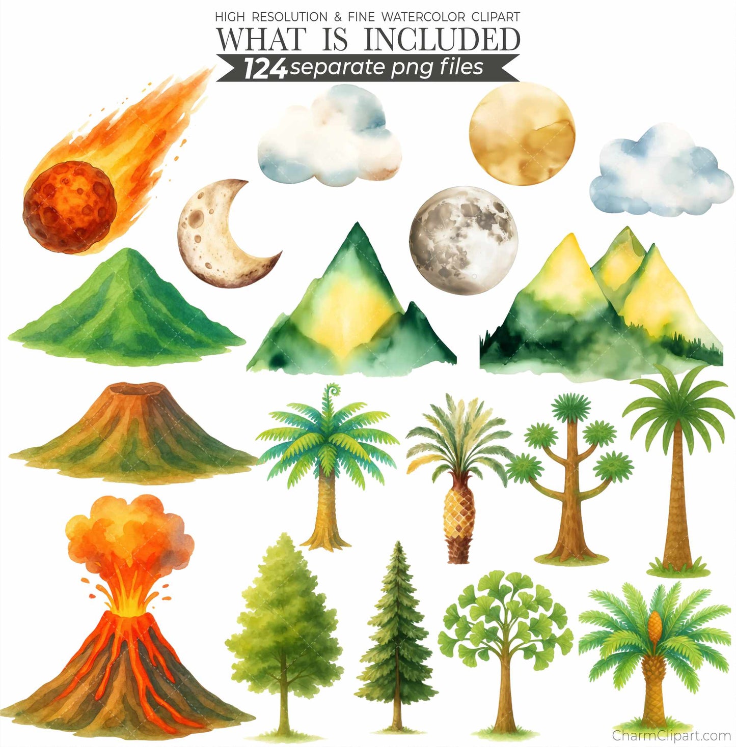 Watercolor Dinosaur Clipart, Dinosaur clipart, Nursery Clipart, PNG, Dinosaur birthday party Decor, Dinosaur stickers, Dinosaur baby shower