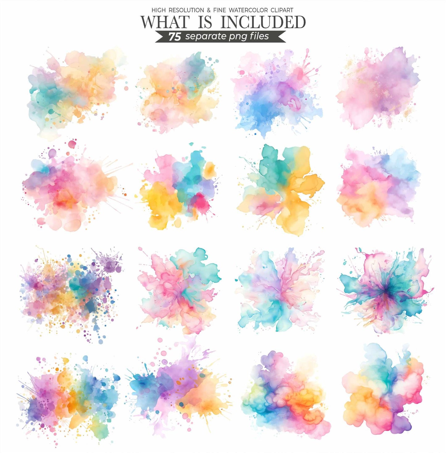 Up Movie Clipart Set: Watercolor Carl, Russell, Balloon House (PNG Files, Digital Download