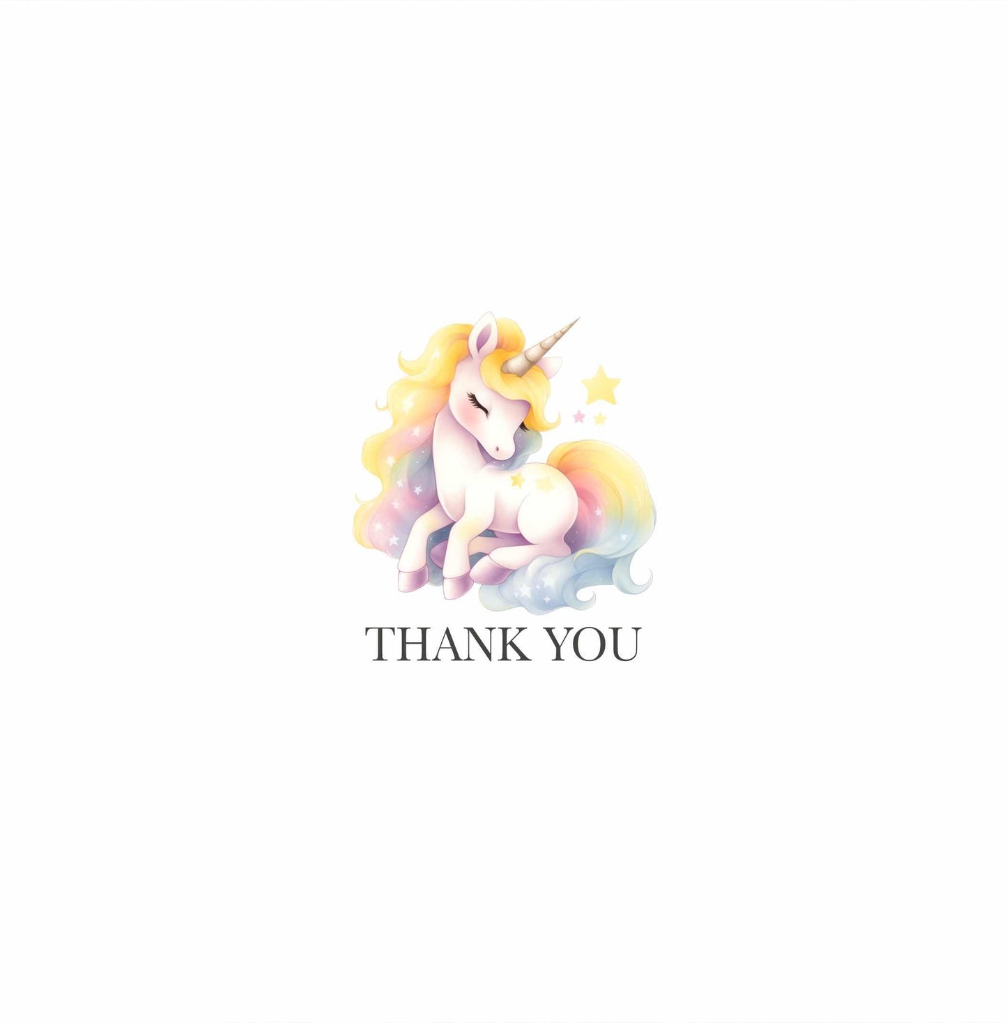 Pastel Unicorn Clipart Set: Watercolor PNG Images (Commercial Use, Digital Download)