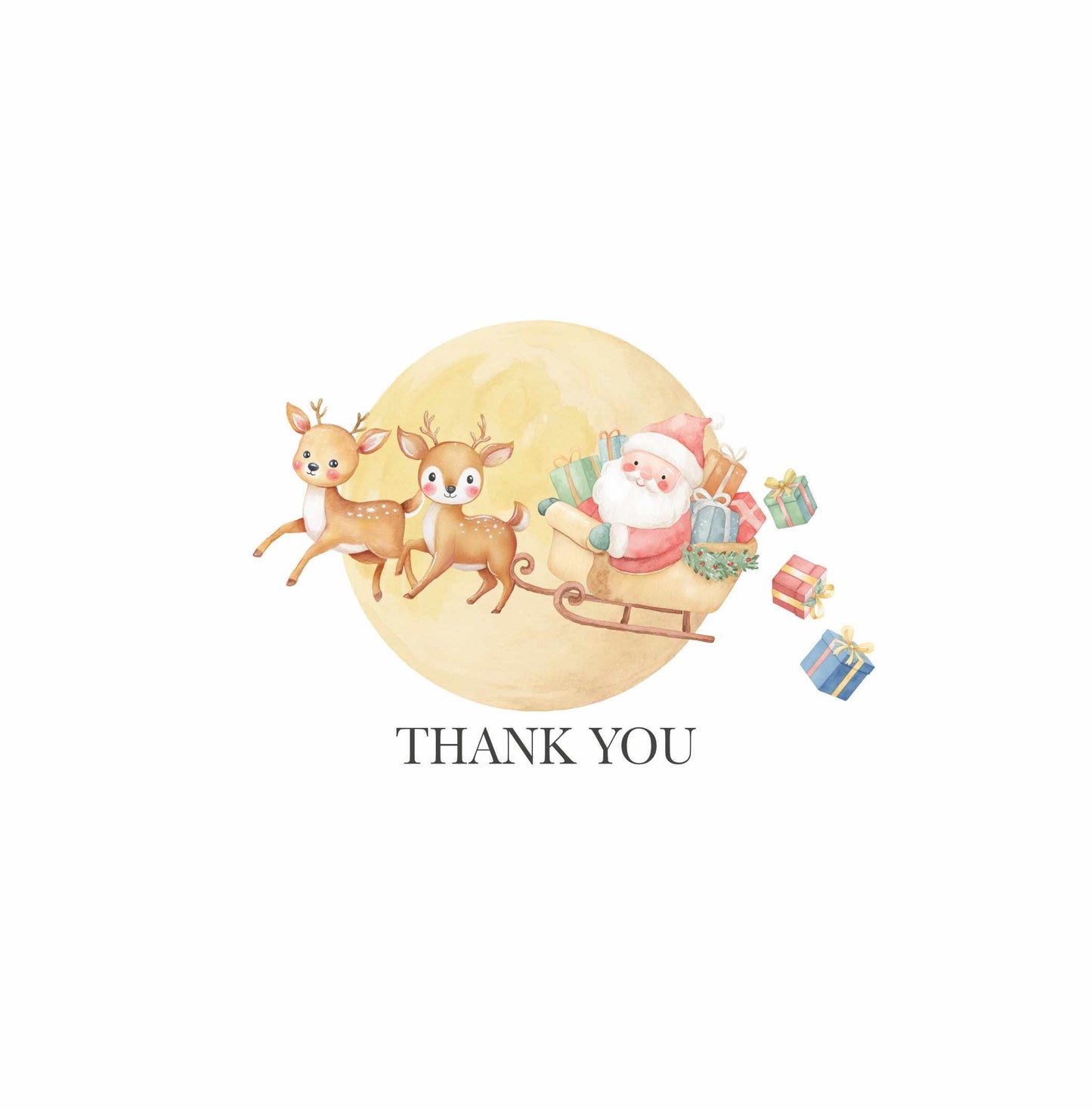 Christmas Clipart Bundle: Santa, Family, Pets Watercolor PNG (Commercial Use)