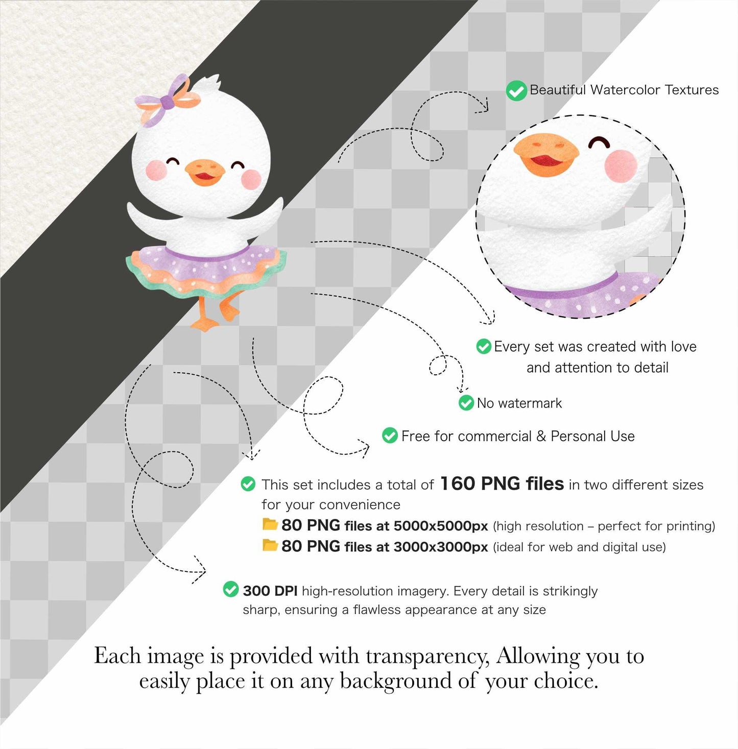 Watercolor Halloween Goose Clipart Set, Cute Spooky Geese PNG, Halloween Animals Clipart, Silly Goose Clipart, Whimsical Baby Shower Digital