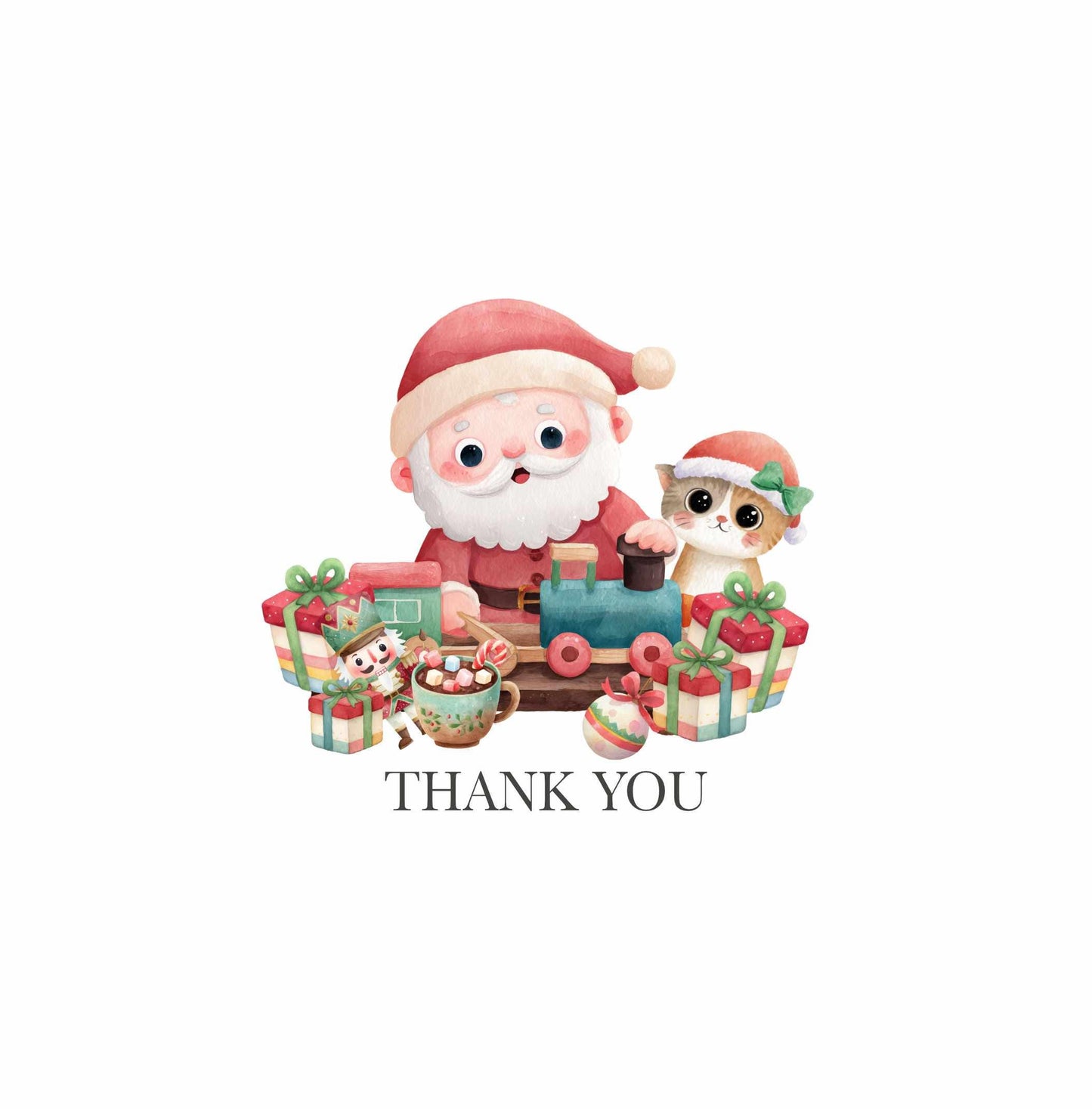Christmas Watercolor Clipart Bundle | 111 Holiday PNG Images | Xmas Illustrations, Digital Download, Commercial Use
