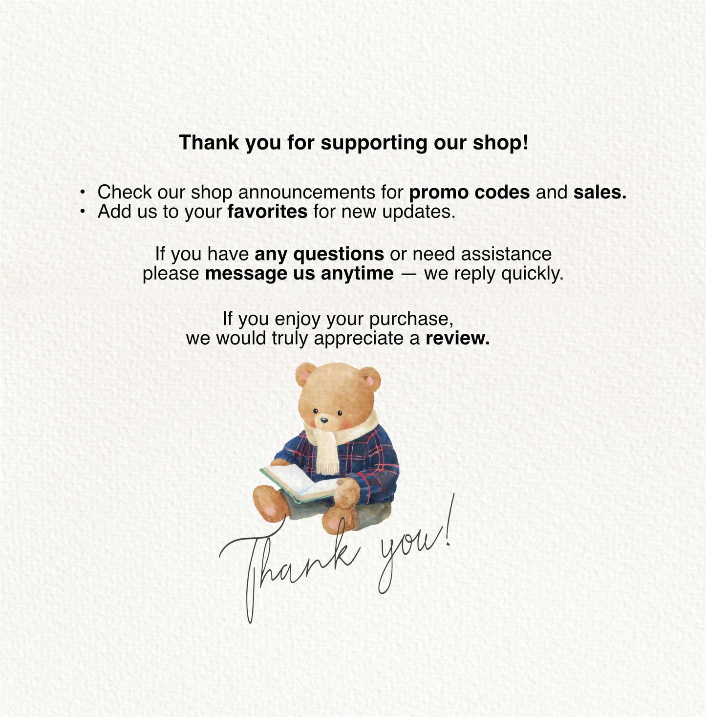 FROSTY COZY BEARS – BLUE PLAID WINTER WATERCOLOR TEDDY CLIPART (70 PNGs